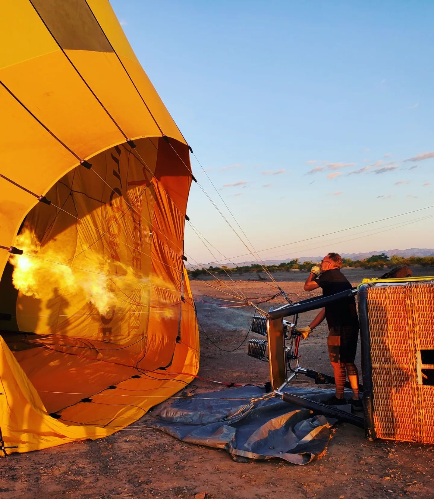 Greetings From a Hot Air Balloon, 4500 Feet Above Phoenix